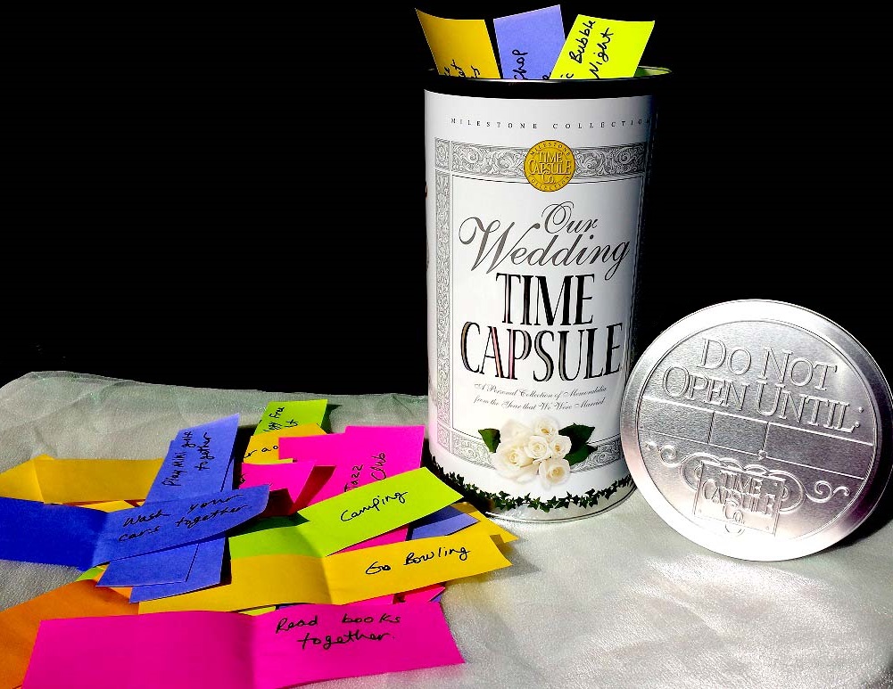 Wedding Time Capsule with Date Ideas Time Capsule Company