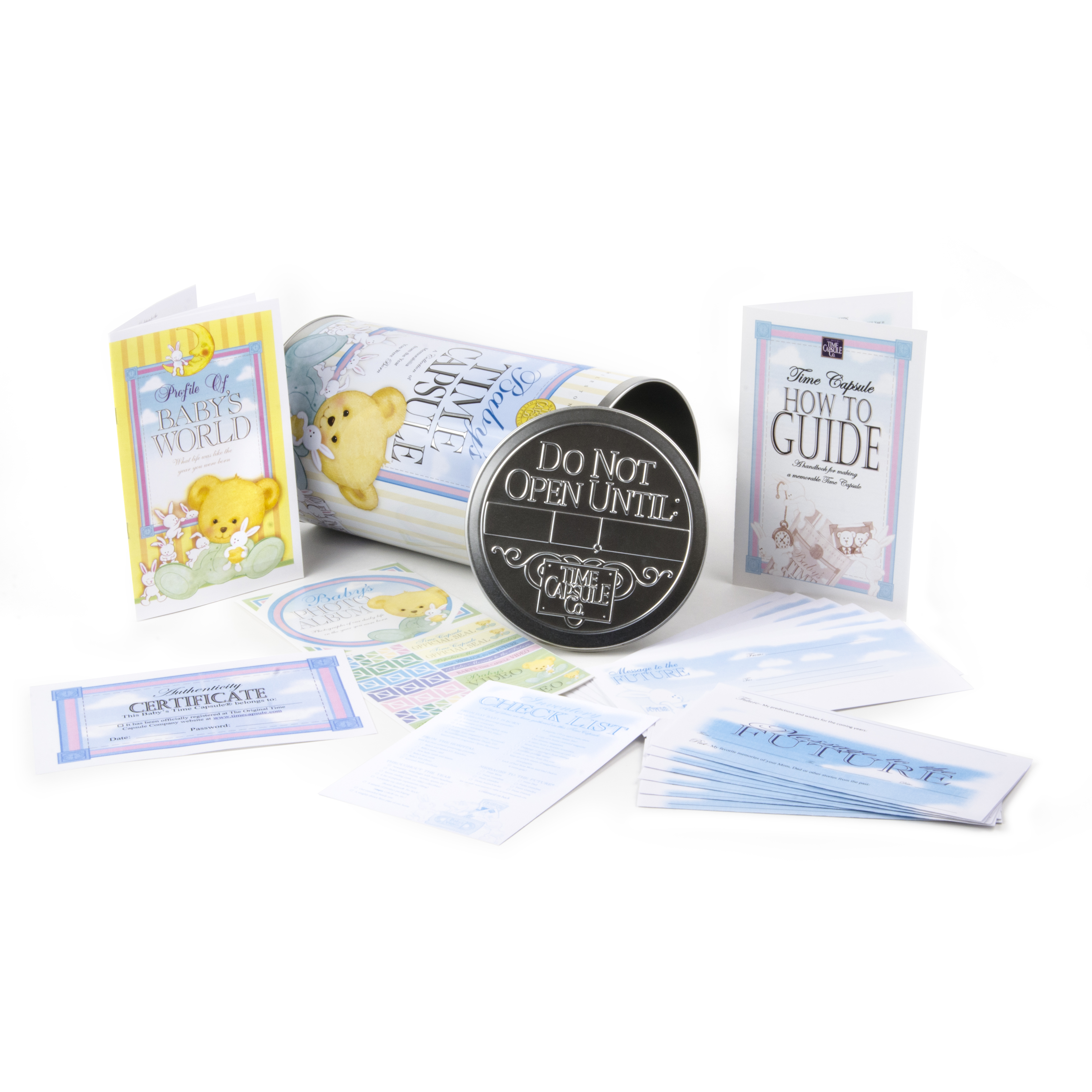 Baby Keepsake Gifts - Time Capsule spread out