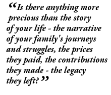 Tell your story - participate in family history