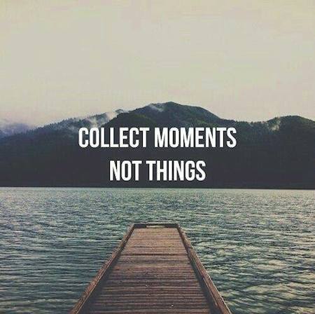 Sentimental Items - Collect memories not things